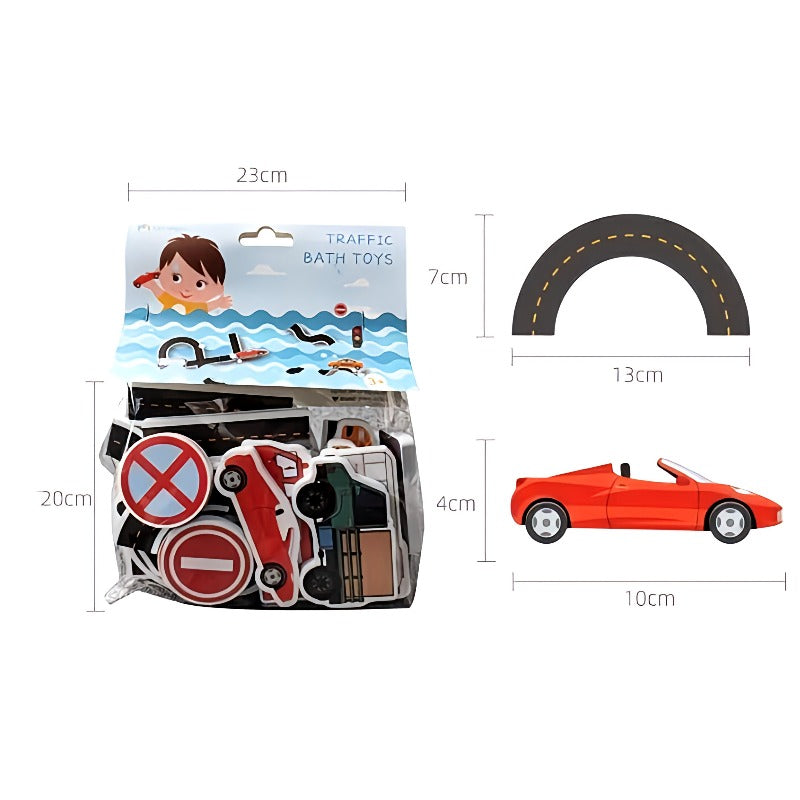 Avenue des petits - Circuit de voiture de bain - Jouet pour enfant