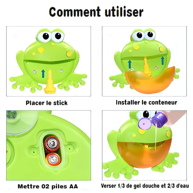 Avenue des petits - Grenouille à bulles - Jouet pour enfant